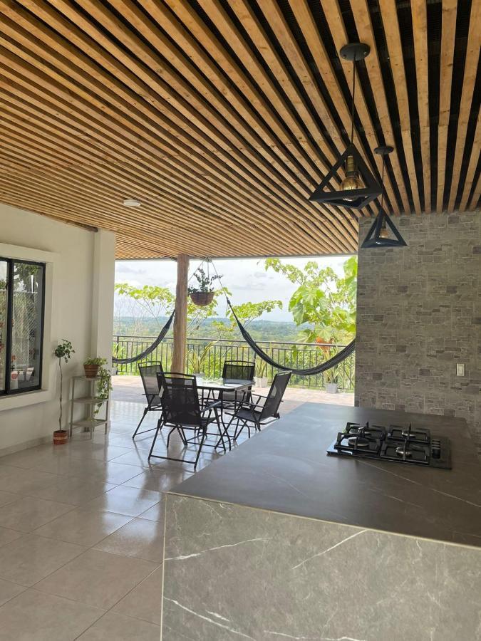 Cabana Campestre Con Piscina En La Hacienda Napoles Doradal エクステリア 写真